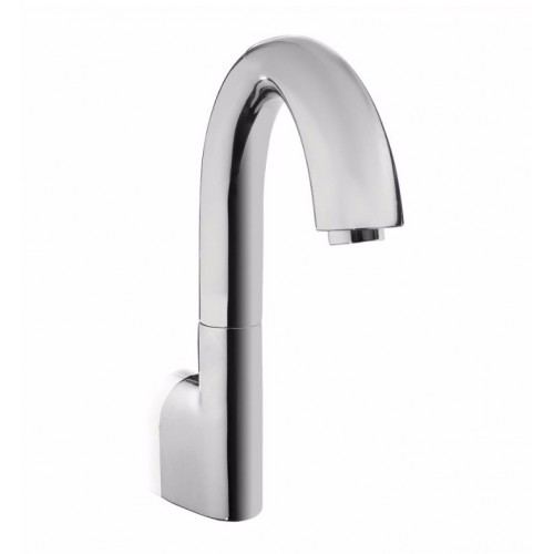 TOTO TEL165-D10E Gooseneck Wall-Mount EcoPower Faucet - 0.5 GPM Controller: 0.09 gpc,10 sec on-demand