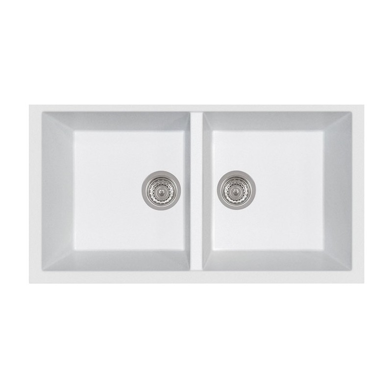 LaToscana AM8620ST 34" Elegance Series Double Basin Undermount Sink