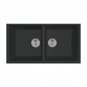 LaToscana AM8620ST 34" Elegance Series Double Basin Undermount Sink