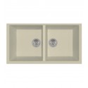 LaToscana AM8620ST 34" Elegance Series Double Basin Undermount Sink