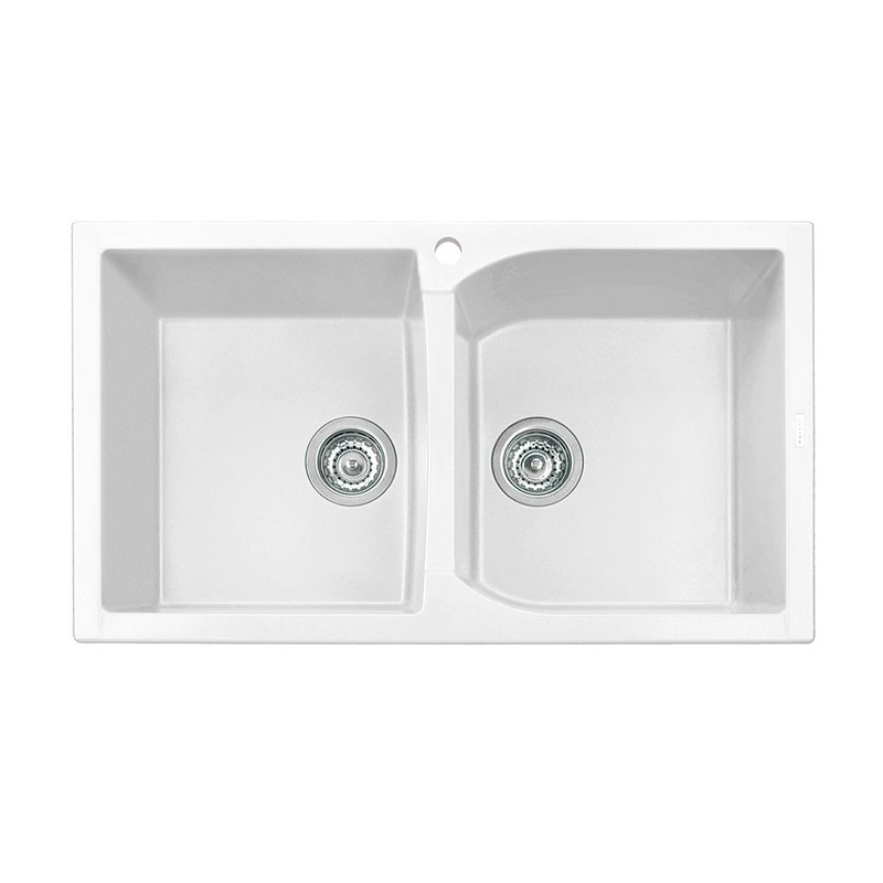 LaToscana CX0862 34" Corax Series Double Basin Drop in Sink