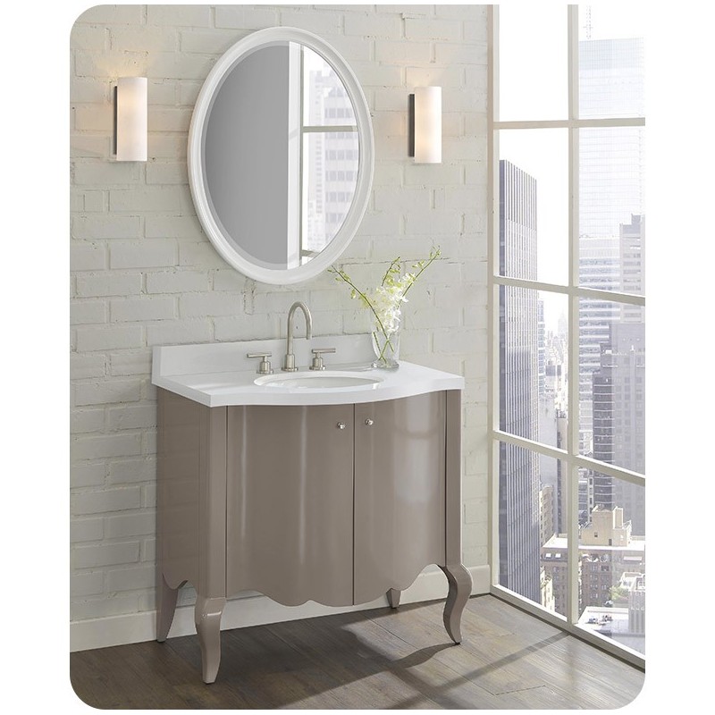 Fairmont Designs 1534-V36 Belle Fleur 36" Modern Vanity in Glossy Taupe