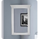 Fairmont Designs 1512-CMC21 Shaker Americana 18" Corner Medicine Cabinet in Polar White