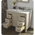 Fairmont Designs 1524-V42 Crosswinds 42" Traditional Vanity in Slate Gray