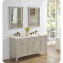 Fairmont Designs 1524-V6021D Crosswinds 60" Double bowl Traditional Vanity in Slate Gray