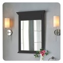 Fairmont Designs 1508-M24 Framingham 24" Traditional Mirror in Obsidian