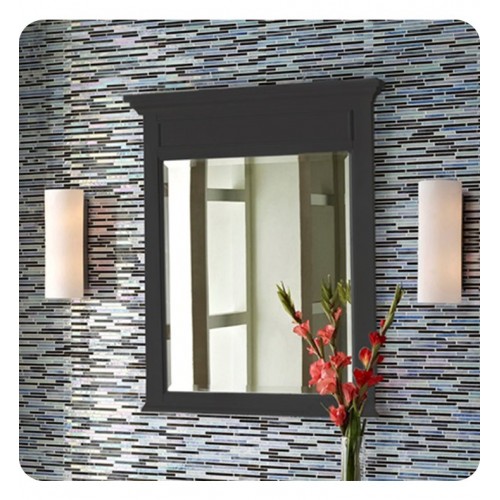 Fairmont Designs 1508-M28 Framingham 28" Traditional Mirror - Obsidian