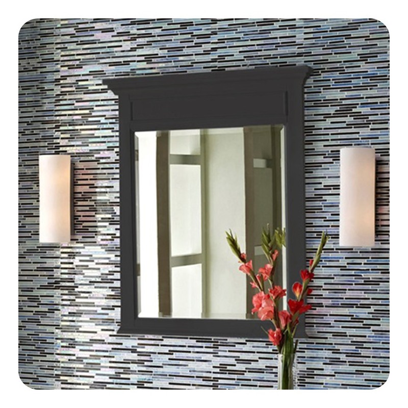 Fairmont Designs 1508-M28 Framingham 28" Traditional Mirror - Obsidian