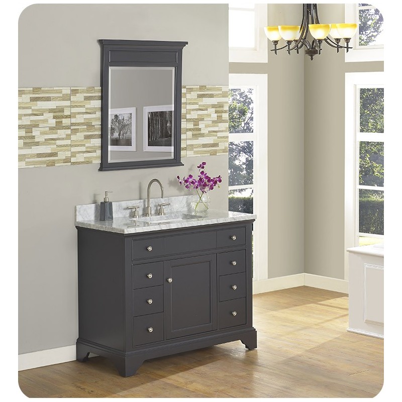 Fairmont Designs 1508-V42 Framingham 42" Traditional Vanity - Obsidian