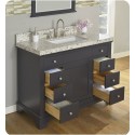 Fairmont Designs 1508-V42 Framingham 42" Traditional Vanity - Obsidian