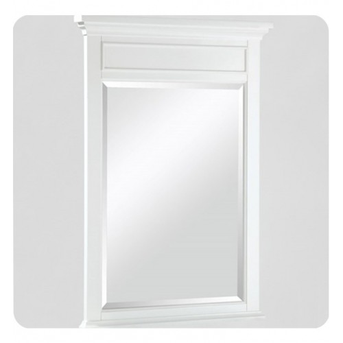 Fairmont Designs 1502-M24 Framingham 24" Traditional Mirror in Polar White