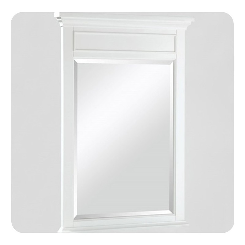 Fairmont Designs 1502-M24 Framingham 24" Traditional Mirror in Polar White