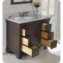 Fairmont Designs 1529-V42 Providence 42" Traditional Vanity in Aged Chocolate