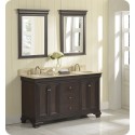 Fairmont Designs 1529-V6021D Providence 60" Double Bowl Traditional Vanity in Aged Chocolate