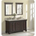 Fairmont Designs 1529-V6021D Providence 60" Double Bowl Traditional Vanity in Aged Chocolate