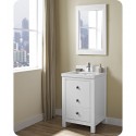 Fairmont Designs 1520-V24 Uptown 24" Contemporary Vanity in Glossy White