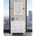 Fairmont Designs 1520-V36 Uptown 36" Contemporary Vanity in Glossy White