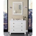 Fairmont Designs 1520-V42 Uptown 42" Contemporary Vanity in Glossy White