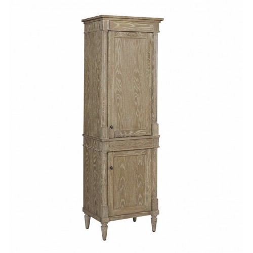 Fairmont Designs 142-HT2118_V2118 Rustic Chic 21" Linen Tower in Weathered Oak