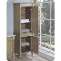 Fairmont Designs 142-HT2118_V2118 Rustic Chic 21" Linen Tower in Weathered Oak