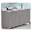 Fairmont Designs 1504-V60 Smithfield 60" Single Bowl Vanity in Medium Gray
