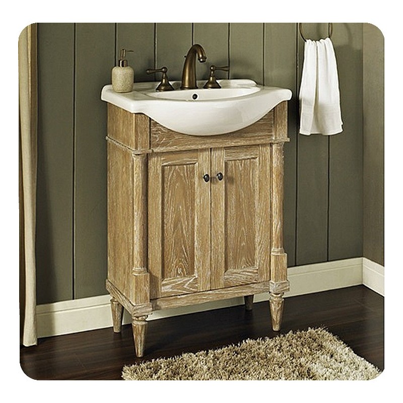 Fairmont Designs 142-EU2617 Rustic Chic 26x17" Euro Vanity in Weathered Oak