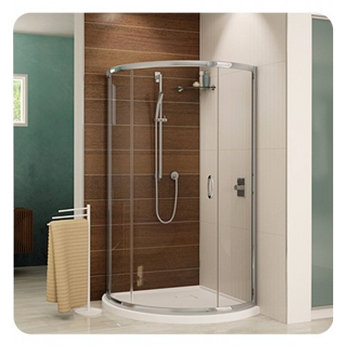 Fleurco FAX323 Signature Capri Arc 3/32" Curved Glass Sliding Doors