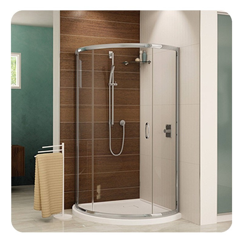 Fleurco FAX323 Signature Capri Arc 3/32" Curved Glass Sliding Doors