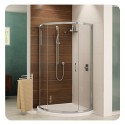 Fleurco FAX323 Signature Capri Arc 3/32" Curved Glass Sliding Doors
