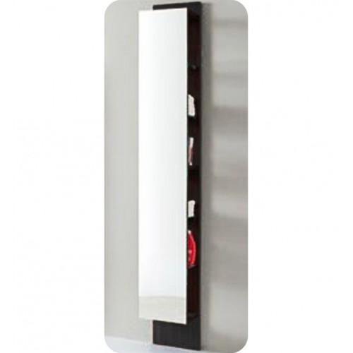 LaToscana 7004-162 Asia 85 Collection Black Tall Wall Mount Linen Tower