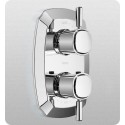 TOTO TS970C1 Guinevere® Thermostatic Mixing Valve with One-Way Volume Control and Lever Handles