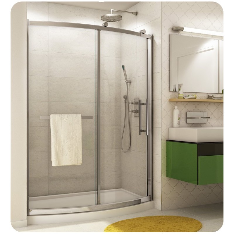 Fleurco FSRBF60 Forte Sorrento Bowfront Curved Door and Panel