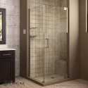 DreamLine Elegance 34" by 34" Frameless Pivot Shower Enclosure, Clear 3/8" Glass Shower, Chrome Finish