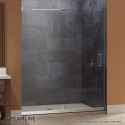 DreamLine Mirage 44 to 48" Frameless Sliding Shower Door, Clear 3/8" Glass Door, Chrome Finish