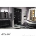 DreamLine Allure 50 to 51 in. Frameless Pivot Shower Door, Clear Glass Door in Chrome Finish