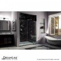 DreamLine Allure 57 to 58 in. Frameless Pivot Shower Door, Clear Glass Door in Chrome Finish
