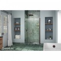 DreamLine Unidoor Min 35" to Max 36" Frameless Hinged Shower Door, Clear 3/8" Glass Door, Oil Rubbed Bronze Finish
