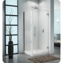 Fleurco PXQ Platinum Cube Shower Door with Return Panel and Wall Mount Hinges