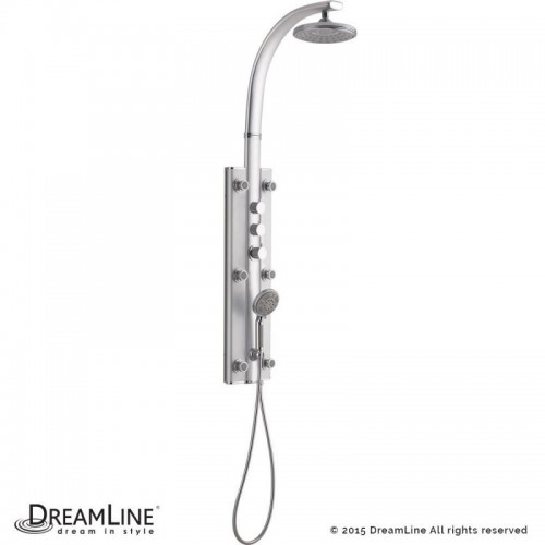 DreamLine SHCM-25780 Rainfall Hydrotherapy Shower Panel