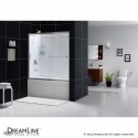 DreamLine Infinity-Z 56 to 60" Frameless Sliding Tub Door and QWALL-Tub Backwall Kit