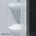 DreamLine SlimLine 34" by 60" Single Threshold Shower Base Left Hand Drain and QWALL-3 Shower Backwall Kit