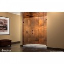 DreamLine UnidoorLux 54 in. W x 72 in. H Hinged Shower Door, Oil Rubbed Bronze Finish Hardware