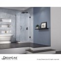 DreamLine Unidoor Plus 30-3/8 in. W x 30 in. D x 72 in. H Hinged Shower Enclosure, Oil Rubbed Bronze Finish Hardware