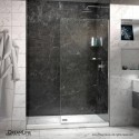 Linea Frameless Shower Door 30 in. x 72 in. Open Entry Design. Chrome Finish