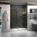 Linea Frameless Shower Door 30 in. x 72 in. Open Entry Design. Oil Rubbed Bronze