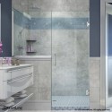 DreamLine Unidoor Plus 47 - 47 1/2 in. W x 72 in. H Hinged Shower Door in Chrome Finish