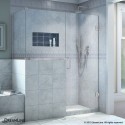 DreamLine Unidoor Plus 58 in. W x 40.375 in. D x 72 in. H Hinged Shower Enclosure in Chrome Finish