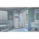 DreamLine Unidoor-X 30 in. W x 30.375 in. D x 72 in. H Hinged Shower Enclosure in Chrome Finish
