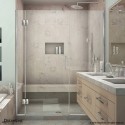 DreamLine Unidoor-X 55 1/2 - 56 in. W x 72 in. H Hinged Shower Door in Chrome Finish