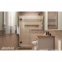 DreamLine Unidoor-X 53 - 53 1/2 in. W x 72 in. H Hinged Shower Door in Oil Rubbed Bronze Finish
